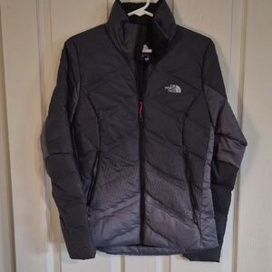 The North Face Charcoal Quilted Jacket